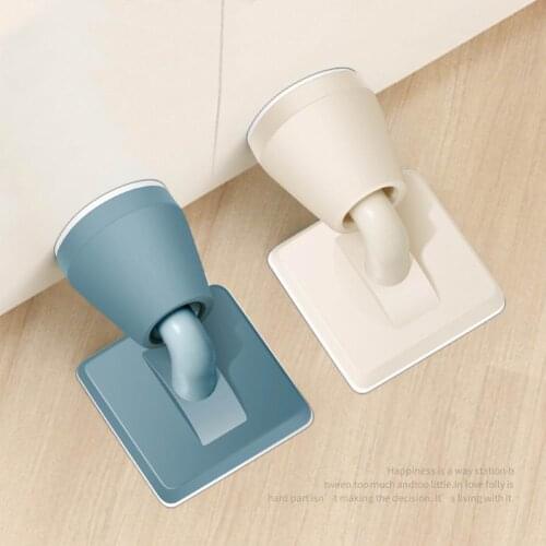 Silicone Mute Door Stopper Door Suction Stopper Anti-Collision Door Stop Holder and Hooks