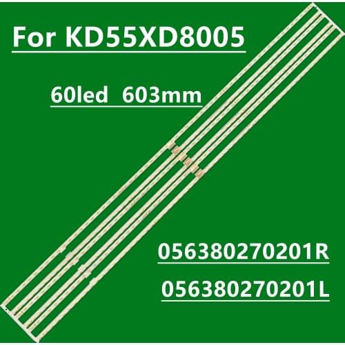 New 2 PCS led backlight strip for sony tv KD55XD8005 056380270201R 056380270201L 55L 55R