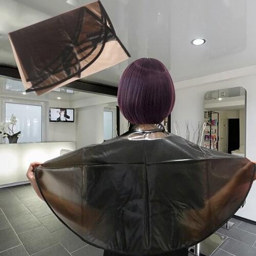 Hair dyeing cloth Hair Cutting Collar Waterproof Baking Oil Anti-Colouring Cape For Kitchen home apron Hairdressing Hair