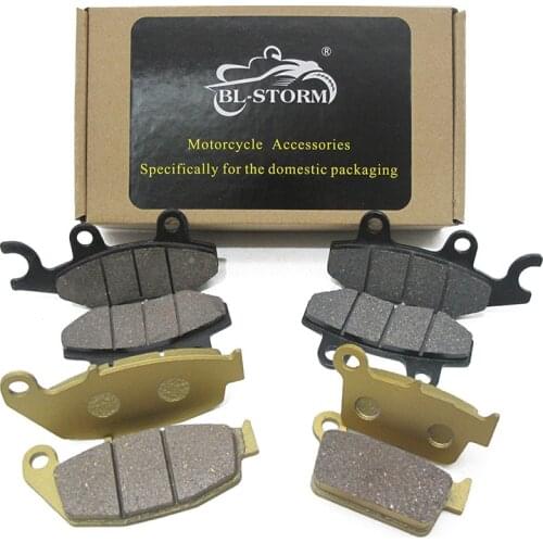 Motorcycle Brake Pads Front or Rear for Loncin Voge 300ac / 300r / 300rr / 300gy / Cr6 / Lx300-6acf