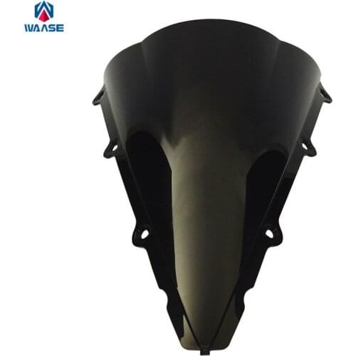 Waase Motorcycle Double Bubble Windscreen Windshield Shield Screen For Yamaha YZF R1 2002 2003