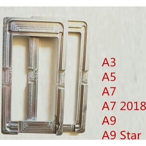 LCD glass OCA Alignment glue mold Aluminum Mould For Samsung A3 A5 A7 2018 A9 Star