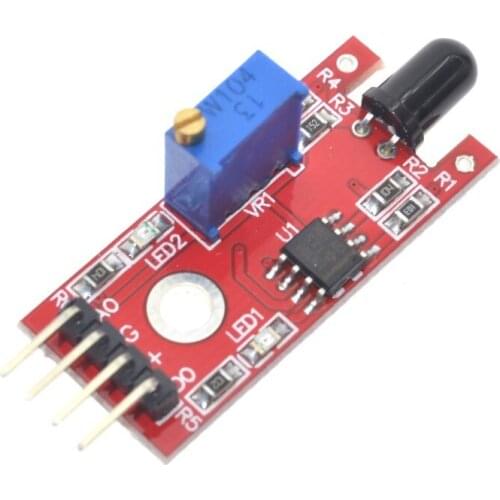 1/10 pcs 4PIN KY-026 Flame Sensor Module IR Sensor Detector Module Temperature Detecting Suitable