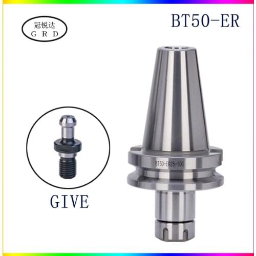 1set bt50 er16 er20 er25 er32 er40 knife shank + pull nails for CNC machine tool spindle tool rest BT50 ER Series tool holder