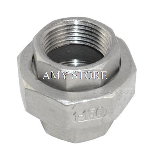 1" Malleable Straight Union Coulping Pipe Fitting Stainless Steel SS304 F/F BSP