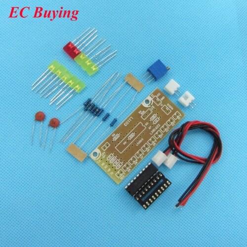 10Pcs LM3915 10 segment Audio Level Indicator LED Module Kit Parts Fun DIY Kit Electronic Production Suite Trousse DC 9V - 12V