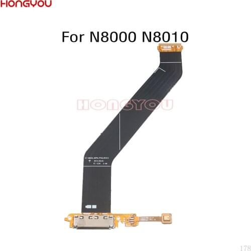 10PCS/Lot For Samsung Galaxy Note 10.1 N8000 N8010 GT-N8000 USB Charge Dock Connector Charging Port Jack Socket Plug Flex Cable
