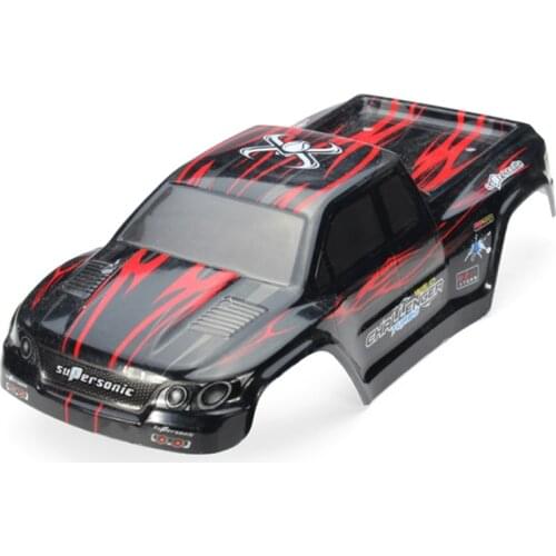 9115 rc monster truck rc carro escudo 15-sj01 15-sj02 rc corpo do carro escudo 285*133mm azul e vermelho