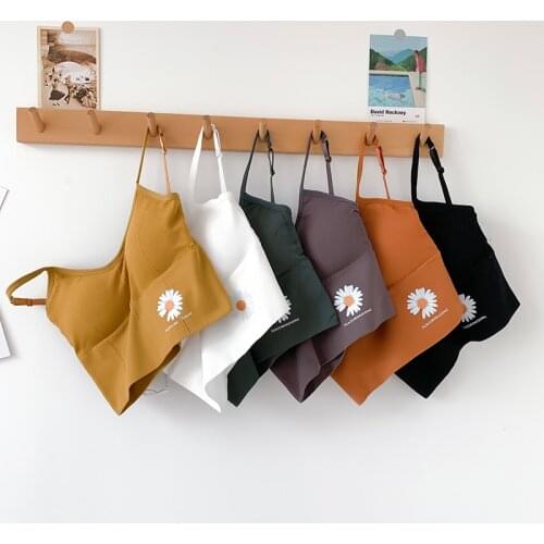 Bra Tops Women Plain Flower Embroideried Padded Tops tees Women Cotton Underwear Crop Top Women Sexy tank Tops 2020 Summer y2k