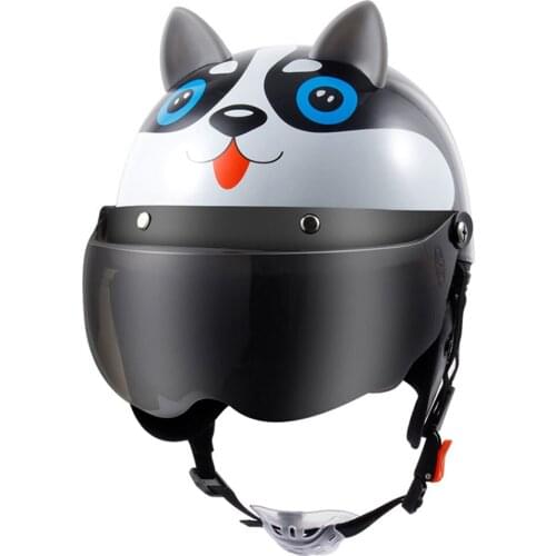 Childrens Motorcycle Helmets Motorbike Scooter Half Helmet Boys Girls Kids Cute Child Safety Head Hat Baby Cartoon Helmet
