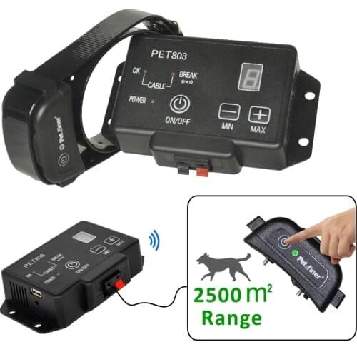 Electric Dog Fence Wire Fence for Doggy Electric Pet Containment System With Waterproof and Rechargeable Dog Training Collar