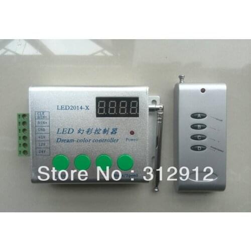LED-2014-X,LED dream color controller,support W2811/WS2812B/TM1804/INK1003/UCS1903 etc,2048pixels controlled;DC5-24V input