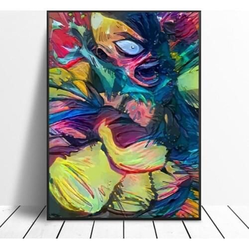 Watercolor The Strongest Hero Canvas Painting Art Print Poster Picture Wall Modern Minimalist Bedroom Living Room Decoration