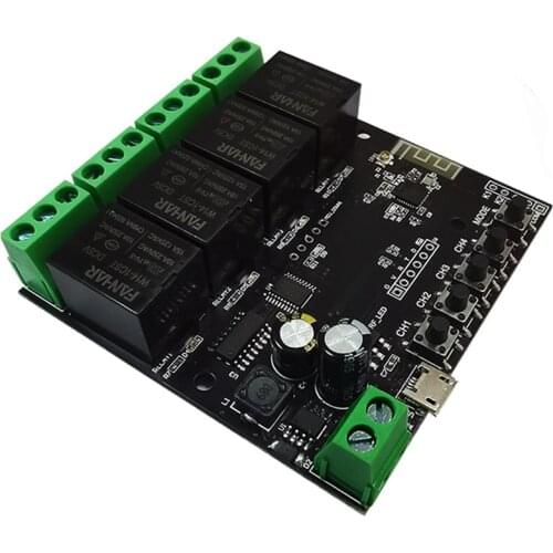 4CH Tuya Switch WiFi Switch Module Wireless Relay Smart Life APP Remote Control Smart Timer for Smart Home Switch