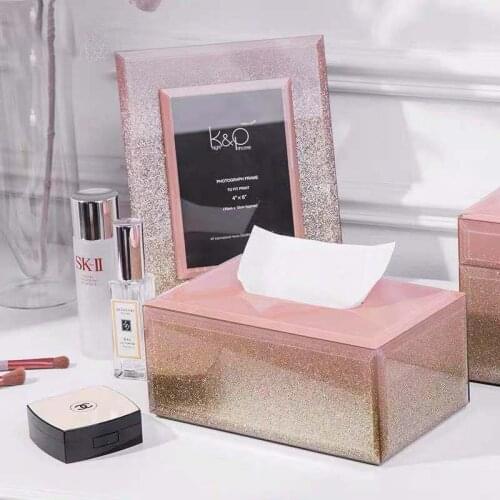 Tissue Boxes коробка для салфеток Creative Simple Household Coffee Table Restaurant Light Luxury Desktop Paper Box Waterproof