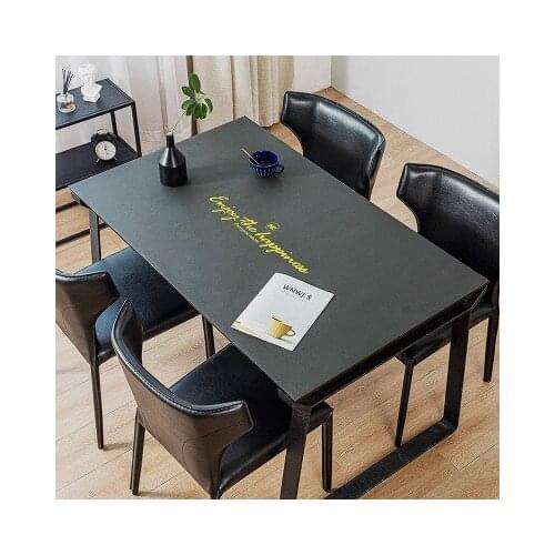 Nordic q-bullet leather tablecloth waterproof, oil proof, scald proof and wash free household light luxury silicone tablecloth t