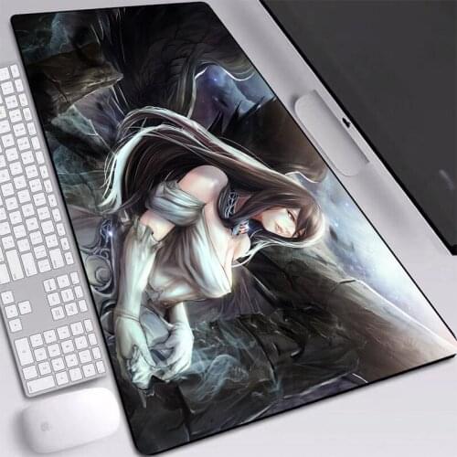 MRGBEST Overlord Sexy Big 90x40/80x30/70x30cm Rubber Mouse Pad Computer Game Tablet Mouse-pad with Edge Locking Amine Pads