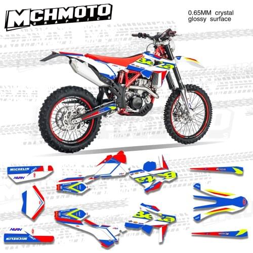 MCHMFG Motorcycle Team Graphic Decal & Sticker Kit For BETA RR 18-19 2018 2019 Sticker