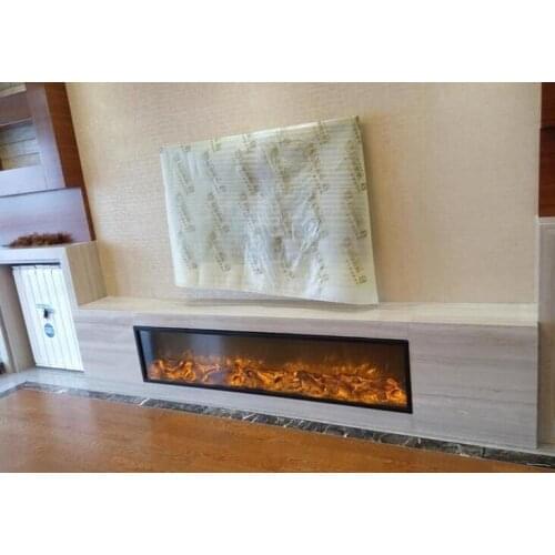 Cheap shipping door to door 2200*400*200MM 220v simulated electric fireplace insert