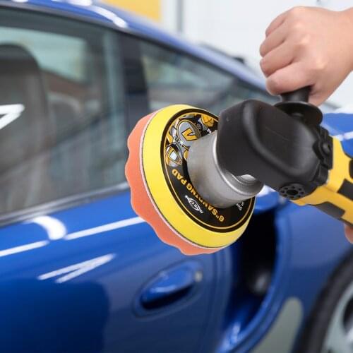 680W Adjustable Speed Car Polishing Machine Dual Action Car Polisher 5600RPM Polishing Machine Electric Powered Waxer Machine