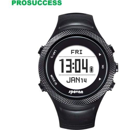 GPS Location Bluetooth stainless steel 50M waterproof Compass Calorie Heartrate Temperature Outdoor Smart Sports Watch GL006