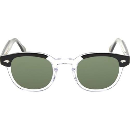 Top quality Johnny Depp Glasses Polarized Sun Glasses Men Woman Brand Designer UV400 Driving Shades Acetate Glasses Frame SQ083