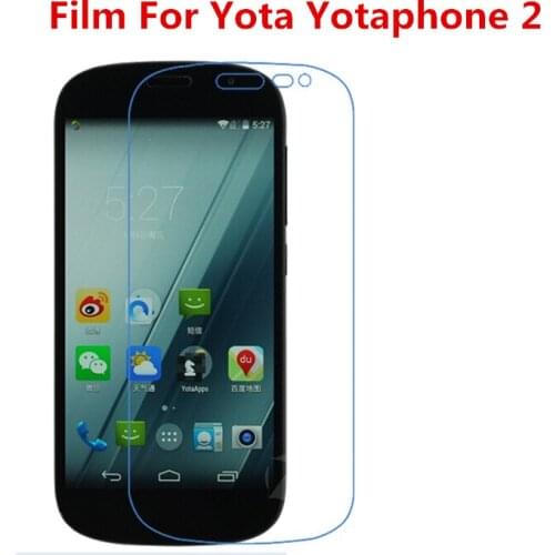 1/2/5/10 Pcs Ultra Thin Clear HD LCD Screen Protector Film With Cleaning Cloth Film For Yota Yotaphone 2