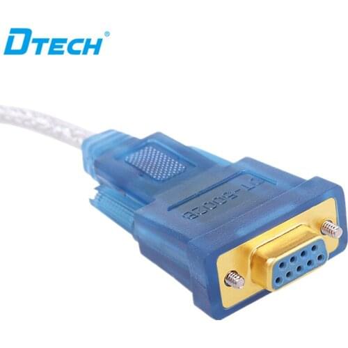 USB Cable Dtech USB to Female DB9 Serial Port 1.8M Adapter USB Converter Cable