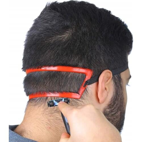 Magic Salon Barber Neck Hair Line Guide Neckline Haircuts Template Hair DIY Tool Hair Template Neck Hairline