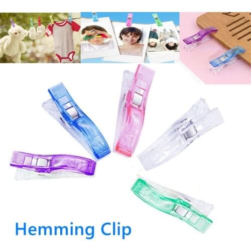 38pcs high quality edging clip patchwork fixed edging clip clothes clip sewing clip knitting tools home office supplies