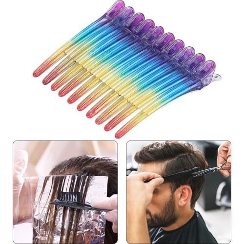 10pcs Alligator Hair Clips Pro Hairdressing Salon Sectioning Braiding Clips DIY Hair Clip Hair Care Styling Tools