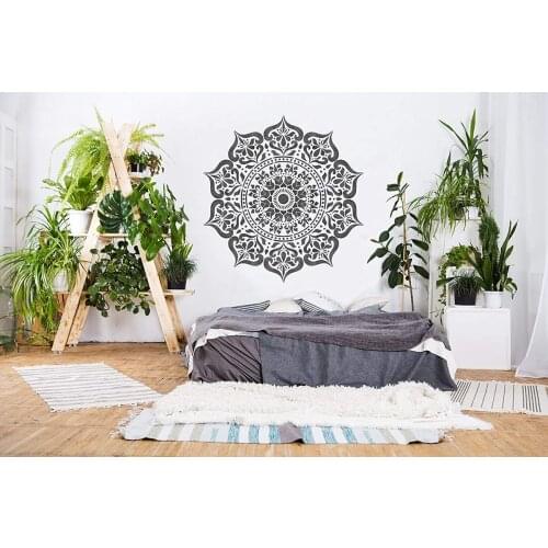 1pc 12*12inch Big Geometry Mandala Round DIY Layering Stencils Painting Scrapbook Coloring Embossing Album Decorative Template