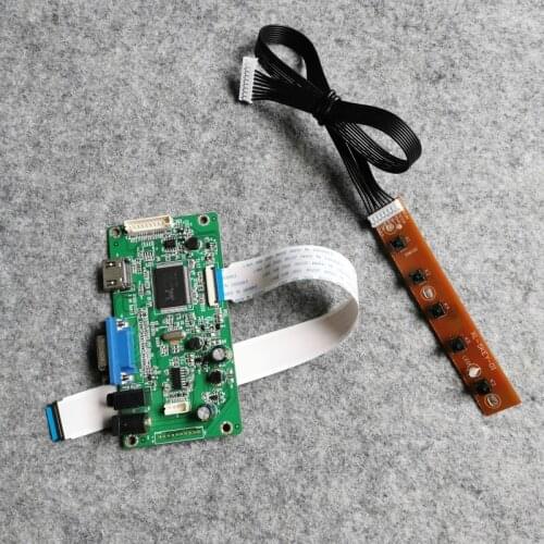 1920*1080 laptops panel drive board card For B140HAN01/B140HAN02/B140HAN03/B140HAN04 LCD matrix DIY kit VGA 30 Pin eDP WLED