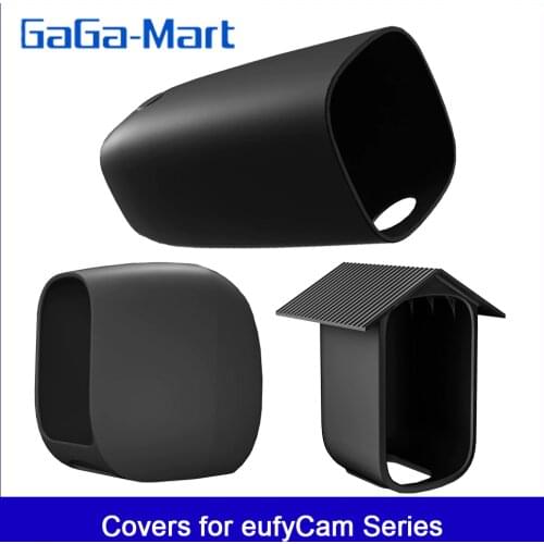 2pcs Silicone Protective Covers for eufyCam Eufy-2C Eufy-2 Eufy-E Anti-Scratch Camera Protective Cover Giving Security Camera