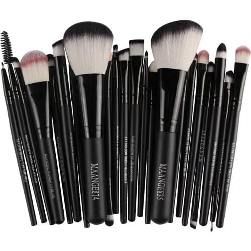 22pcs Makeup Brushes Set Professional Cosmetic Makeup Brush Foundation Brush Eye Shadow Brushes Set Kit Tool Maquiagem
