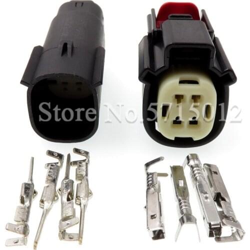 4 Hole 33472-0401 33472-4049 Female Male Automotive Light Connector Lamp Socket For Ford
