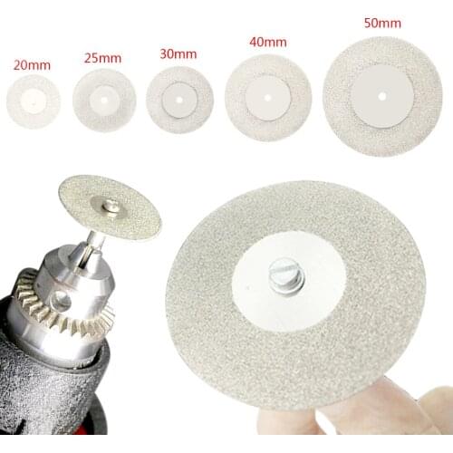 20-50mm Dremel Accessories Diamond Grinding Wheel Saw Circular Cutting Disc Dremel Rotary Tool Diamond Discs