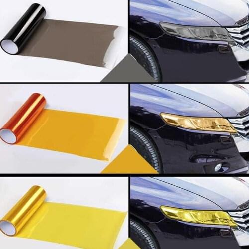 Car Light Headlight Taillight Tint Vinyl Film Sticker Matt Sheet 6 Smoke Fog Light 30*60cm Rear Film Lamp Color A9X2