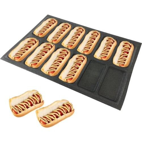 Bluedrop panini silicone bread forms square shape bread molds fiberglass non stick baking sheet perforated tartlets mesh sheet