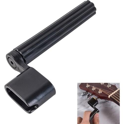 Black Plastic Guitar Winder Quick Speed Guitar Bass Peg Head String Tuning Tools Guitar Accessories