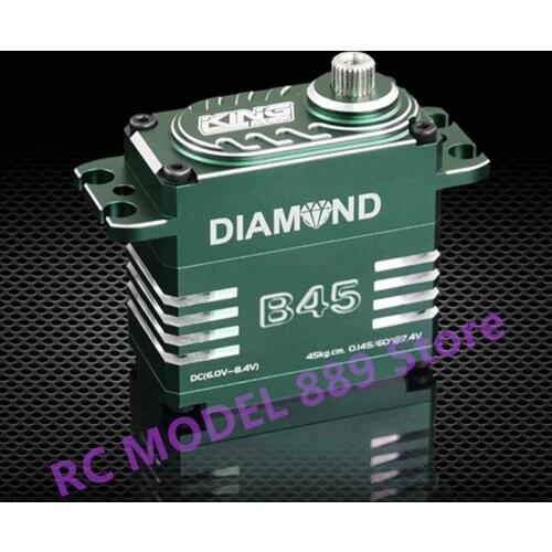 Special Price KINGMAX B45 50kg 8.4V 0.13sec 83g digital brushless metal Waterproof servo for aircraft or 1/8 cars