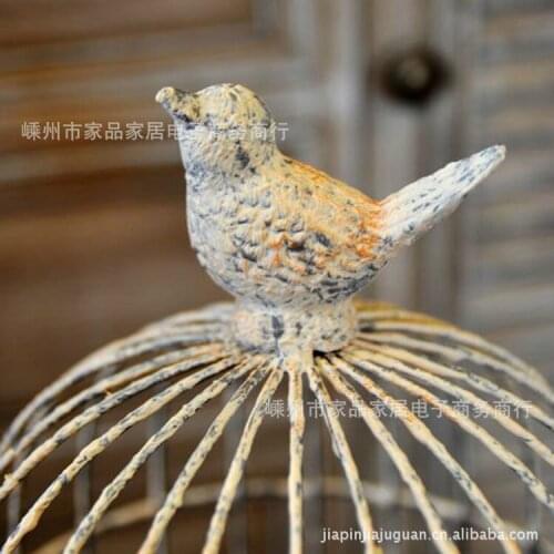 French country garden home decor retro to do the old wrought iron bird cage flower gardening groceries