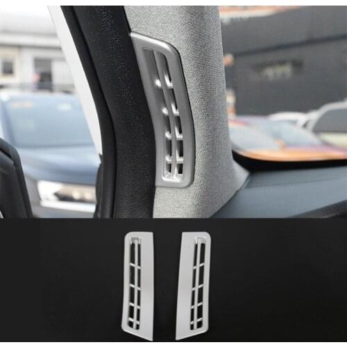For Hyundai Santa FE 2018 2019 ABS Matte Car front A-pillar air conditioner outlet AC Vent Cover trim car styling Accessories