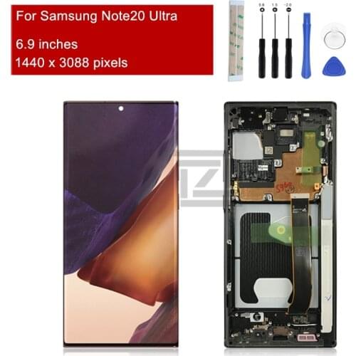 For Samsung Galaxy Note 20 Ultra LCD SM-N985F SM-N985F/D LCD Display Touch Screen Digitizer Assembly Replacement Repair Parts