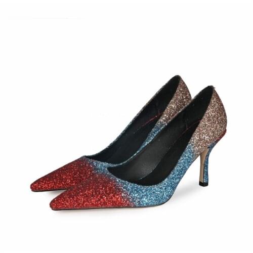 Ensoldyna Womens High-heeled Shoes