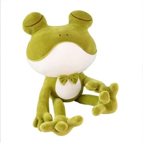 50cm 60cm Cartoon Cute Toy Frog Plush Toys Soft Boy Doll Frog Soft Plush Pillow For Children Birthday Gift