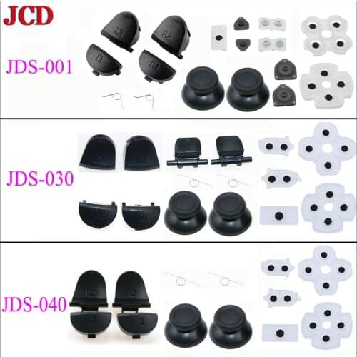 For Dualshock 4 PS4 PRO Slim Controller L1 R1 L2 R2 Trigger Buttons Analog Stick Conductive Rubber Button Repair Parts
