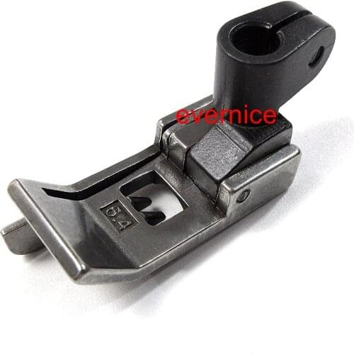 6.4mm Coverstitch Foot w/ Left Guide For 3-Needle Industrial Pegasus Juki