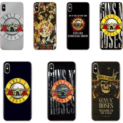 Soft Top Selling Guns N Roses Music Bank Design For Sony Xperia XZS XA1 L1 XA X Z Z1 Z2 Z3 Z4 Z5 XZ1 Compact E5 XZ Premium