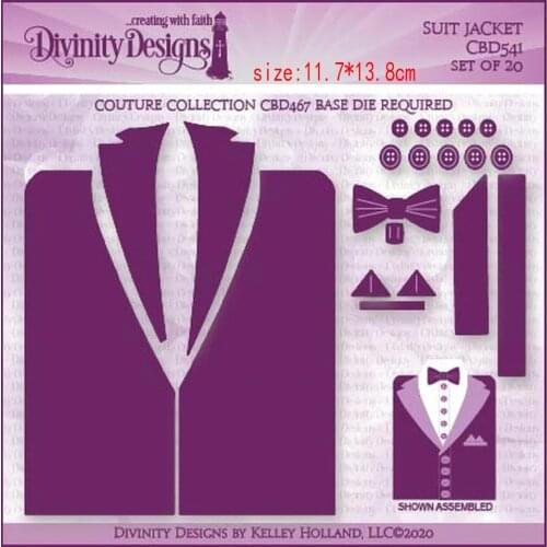 Sirius Suit embossing Metal Cutting Dies Stencils Template for DIY Scrapbooking Embossing Paper Cards Album Making Craft Die